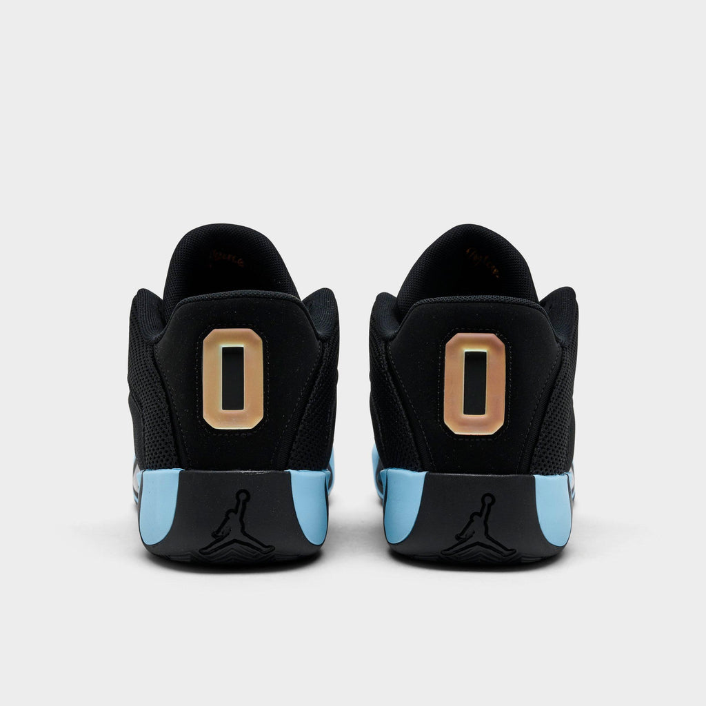 Men's Jordan Tatum 4 Basketball Shoes - Black/Ice Blue - view 4