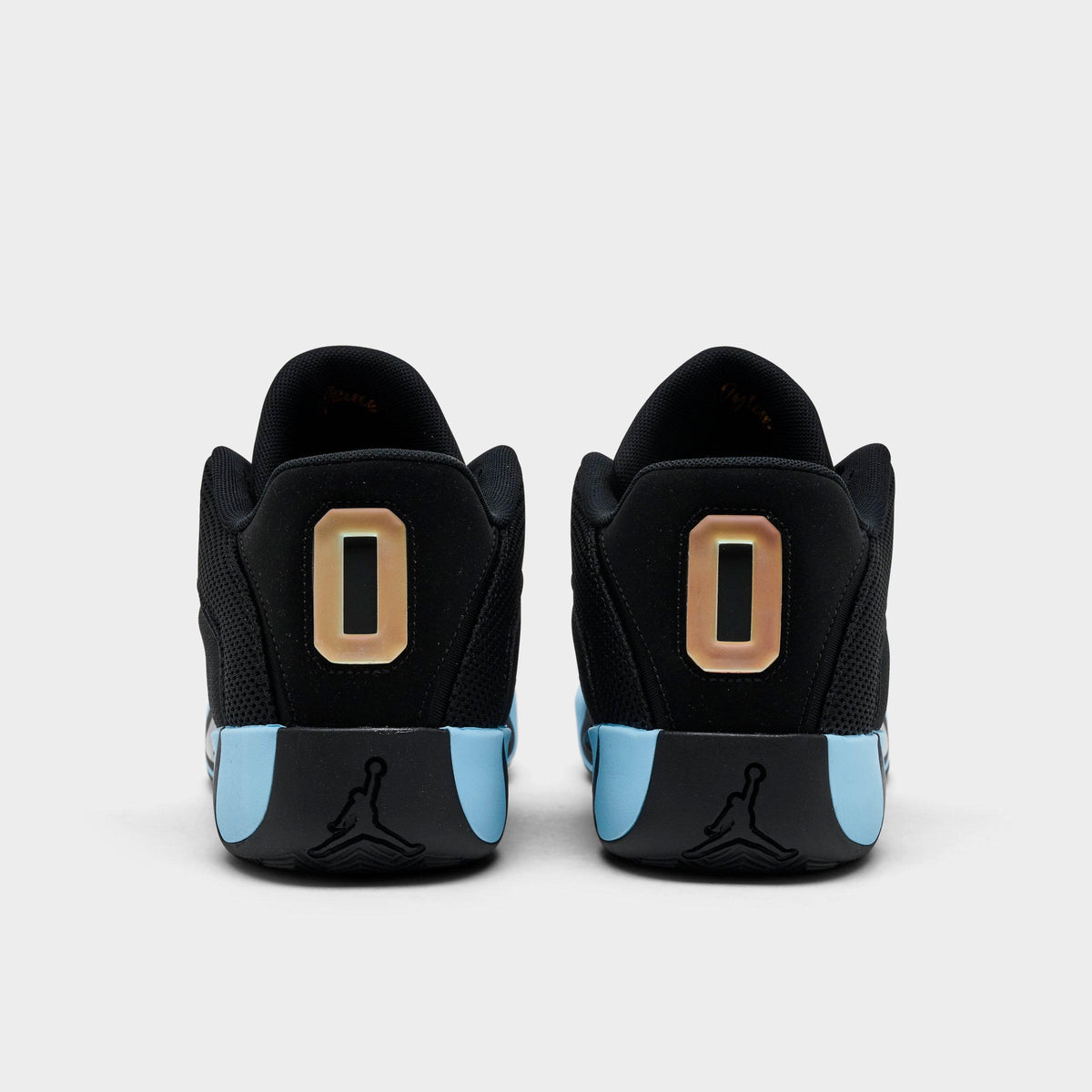 Men's Jordan Tatum 4 Basketball Shoes - Black/Ice Blue - view 4
