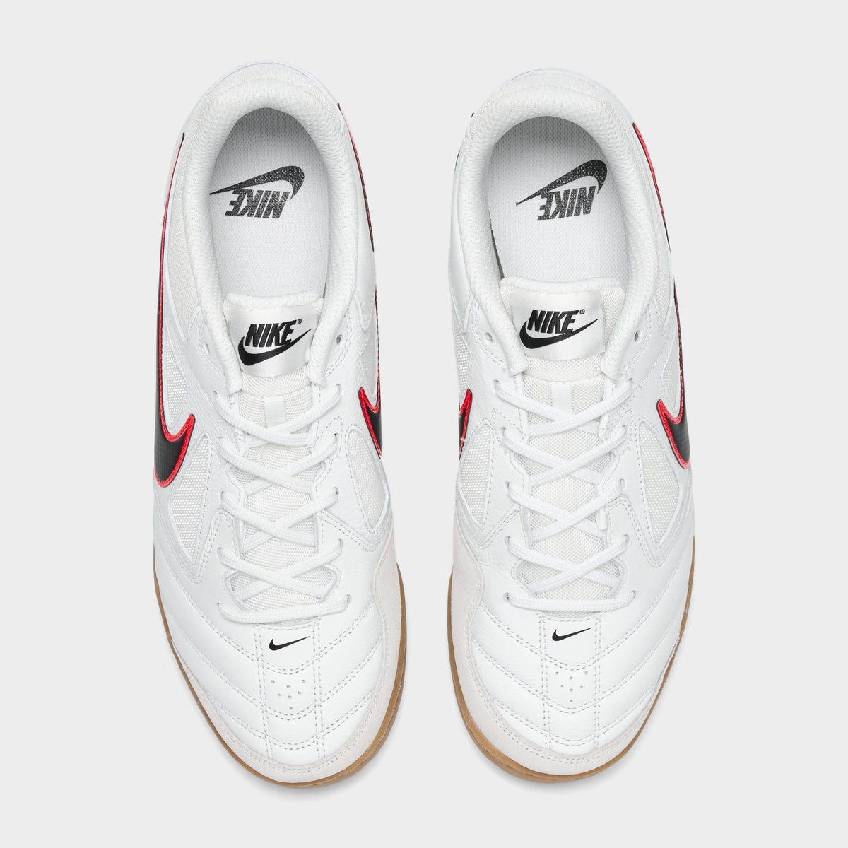 Men's Nike Gato Casual Shoes - Summit White/Bright Crimson/Gum Medium Brown/Black - view 5