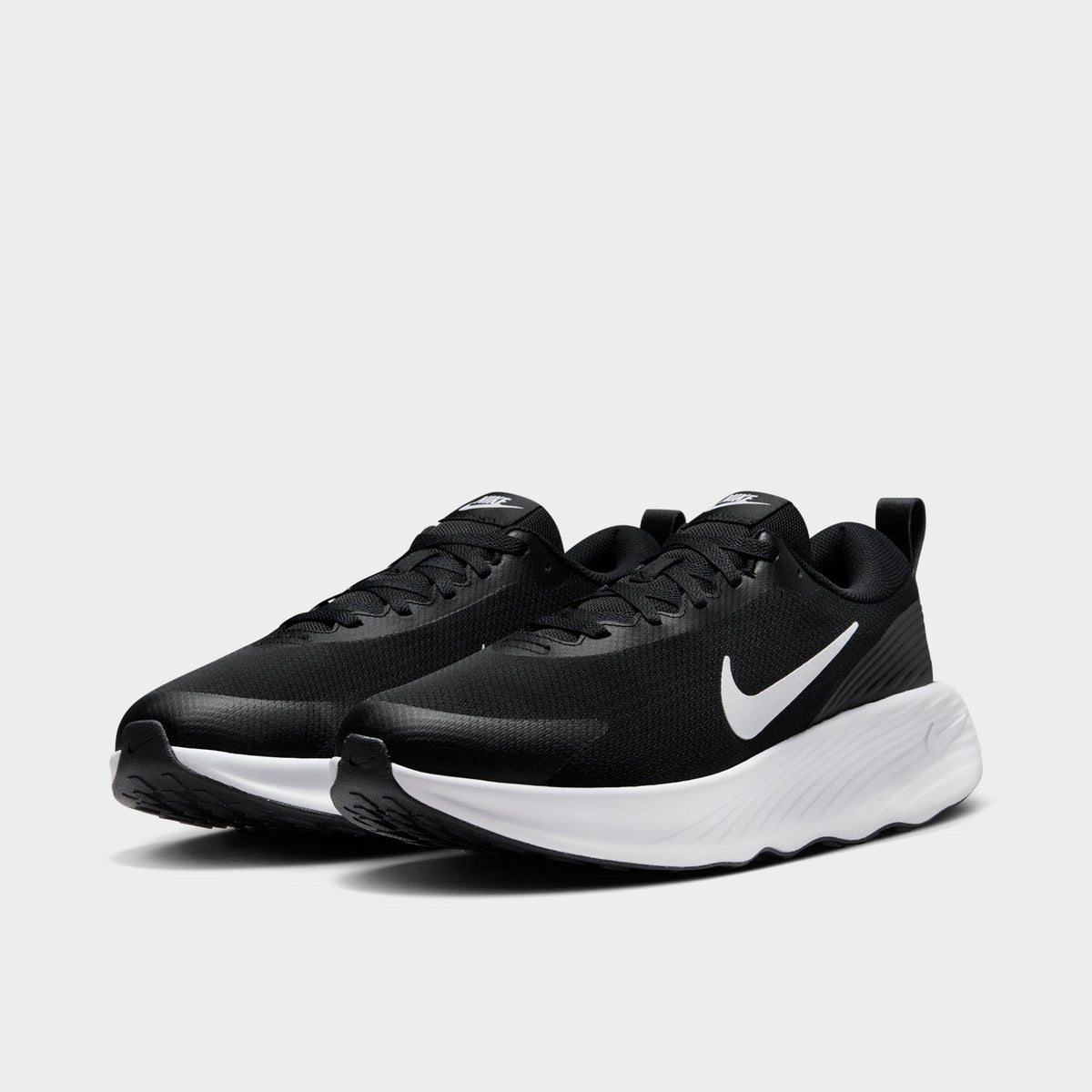 Men's Nike Promina Casual Shoes (Extra-Wide Width) - Black/White - view 2
