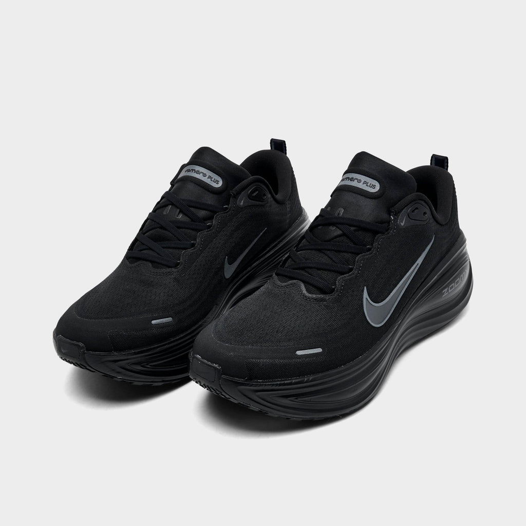 Men's Nike Vomero Plus Running Shoes - Black/Dark Smoke Grey/Metallic Dark Grey - view 2
