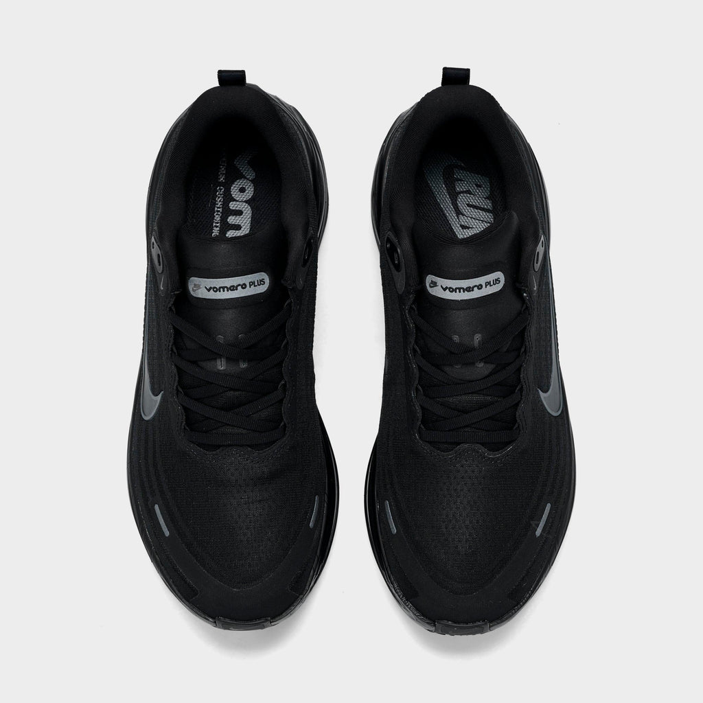 Men's Nike Vomero Plus Running Shoes - Black/Dark Smoke Grey/Metallic Dark Grey - view 5