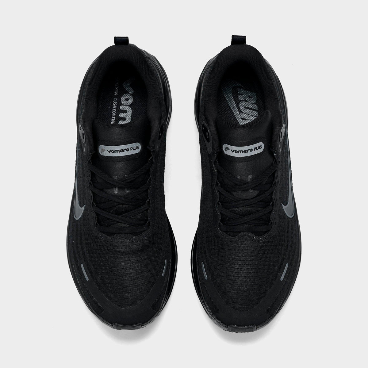Men's Nike Vomero Plus Running Shoes - Black/Dark Smoke Grey/Metallic Dark Grey - view 5