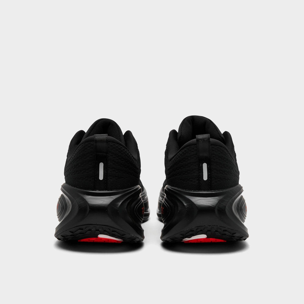 Men's Nike Vomero Plus Running Shoes - Black/Black/Bright Crimson/Wolf Grey - view 4