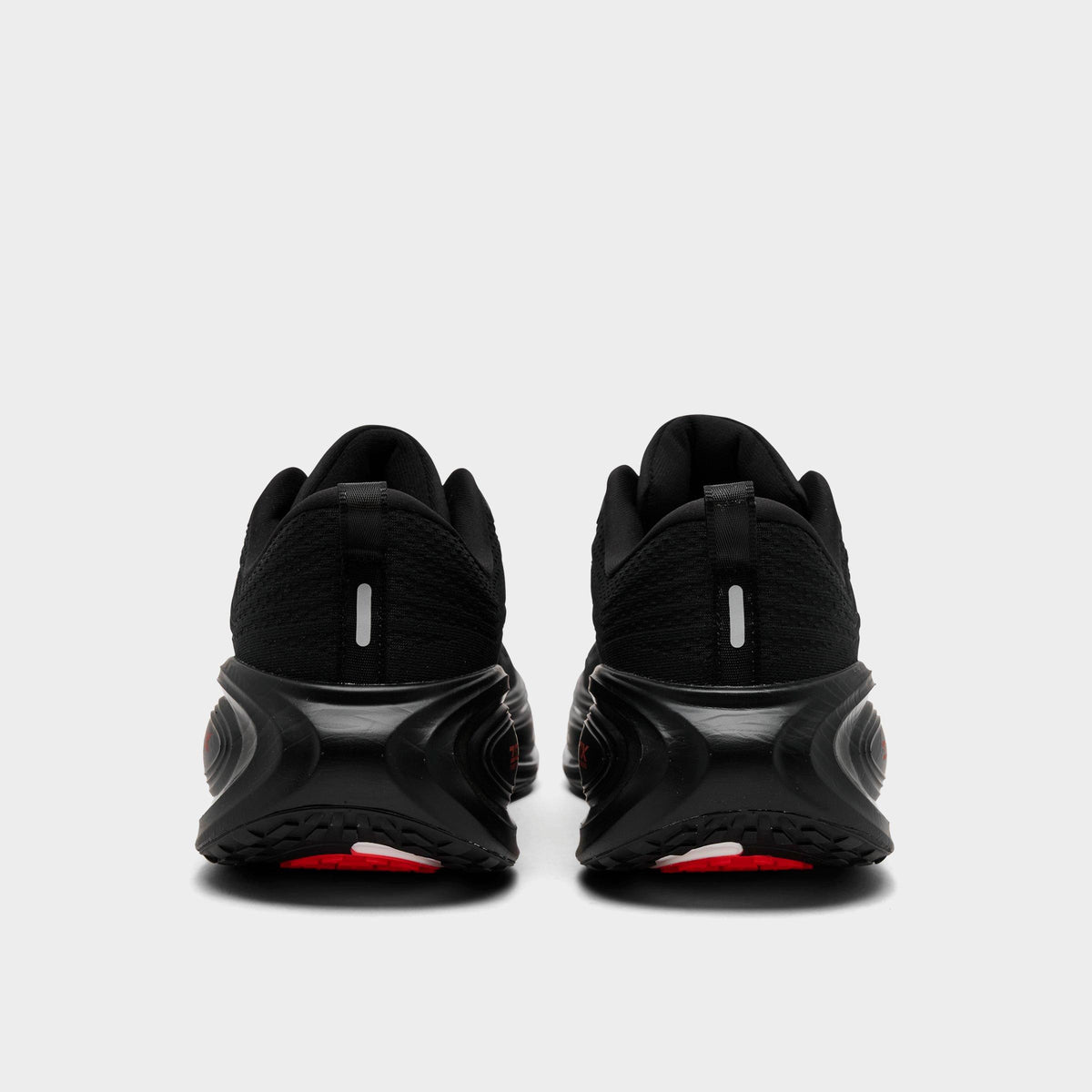 Men's Nike Vomero Plus Running Shoes - Black/Black/Bright Crimson/Wolf Grey - view 4