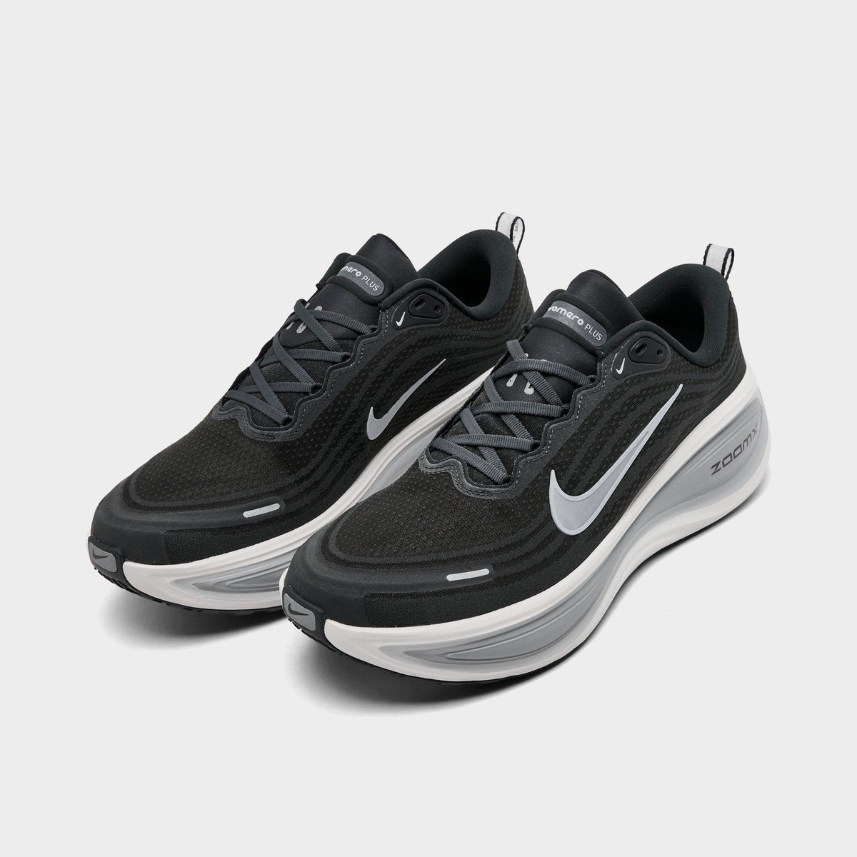 Men's Nike Vomero Plus Running Shoes - Anthracite/Summit White/Pure Platinum/Wolf Grey - view 2