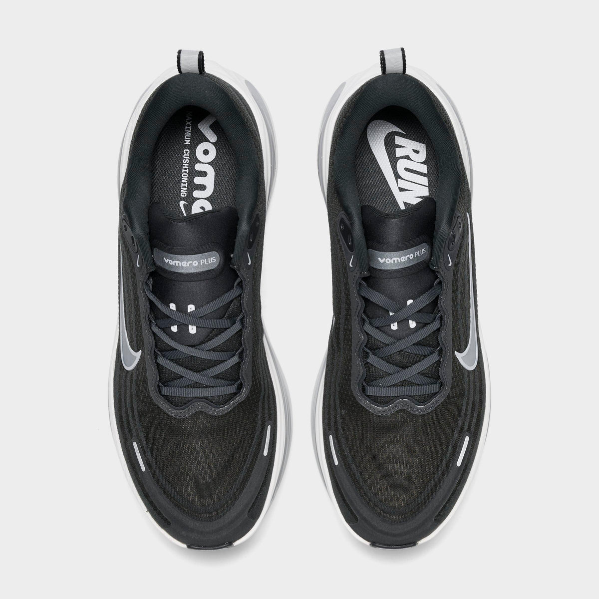 Men's Nike Vomero Plus Running Shoes - Anthracite/Summit White/Pure Platinum/Wolf Grey - view 5
