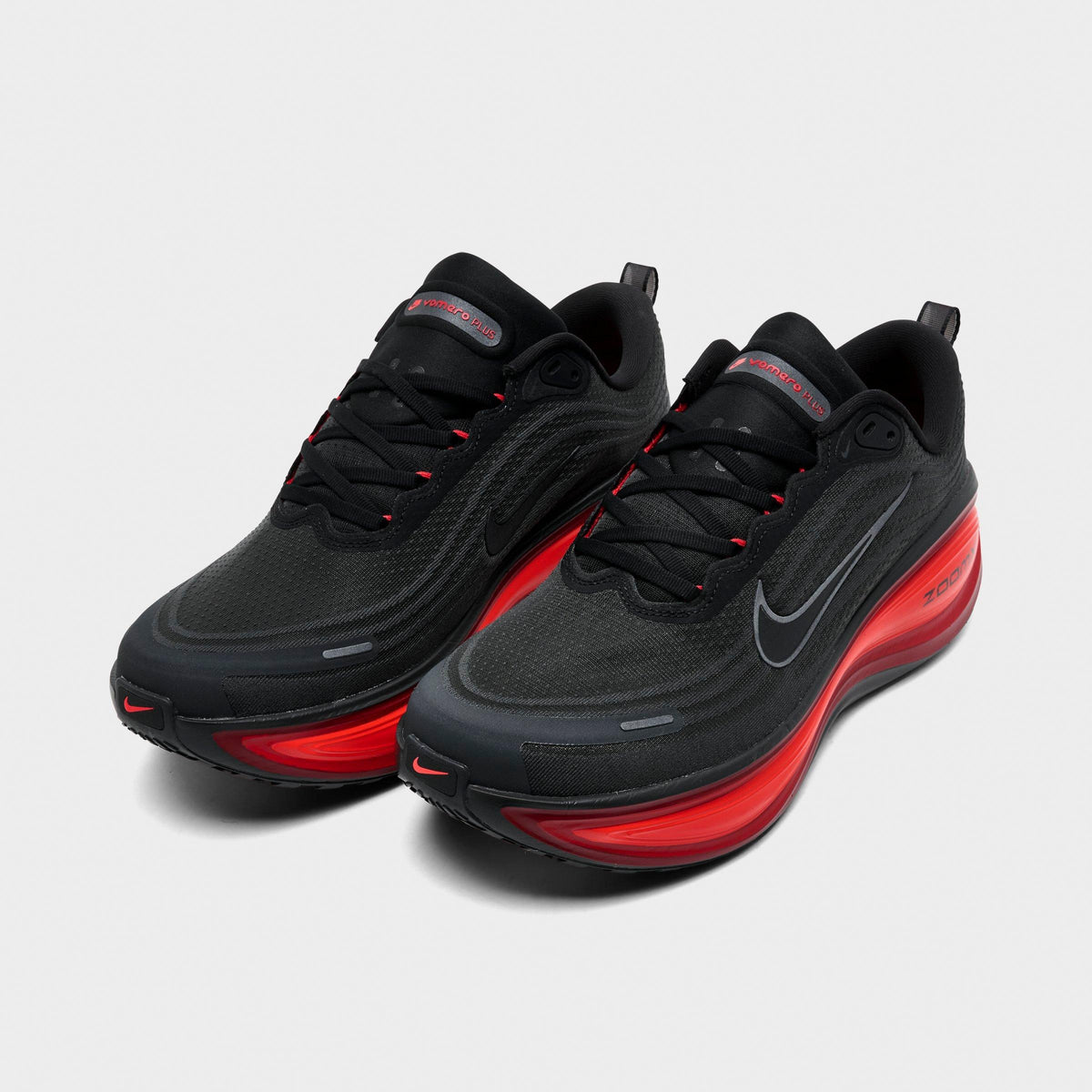 Men's Nike Vomero Plus Running Shoes - Anthracite/Bright Crimson/University Red/Black - view 2