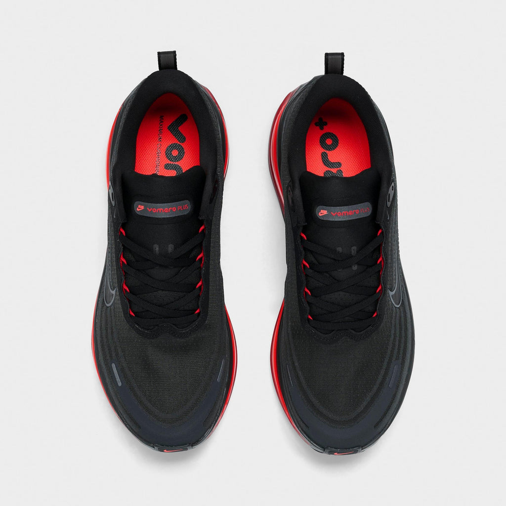 Men's Nike Vomero Plus Running Shoes - Anthracite/Bright Crimson/University Red/Black - view 5