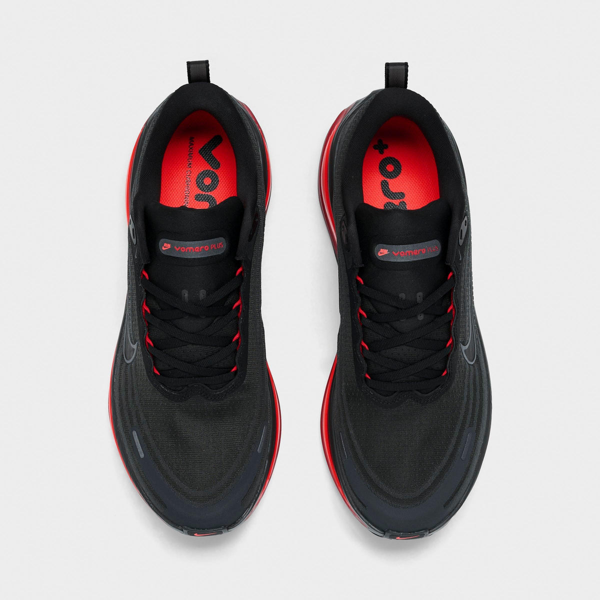 Men's Nike Vomero Plus Running Shoes - Anthracite/Bright Crimson/University Red/Black - view 5