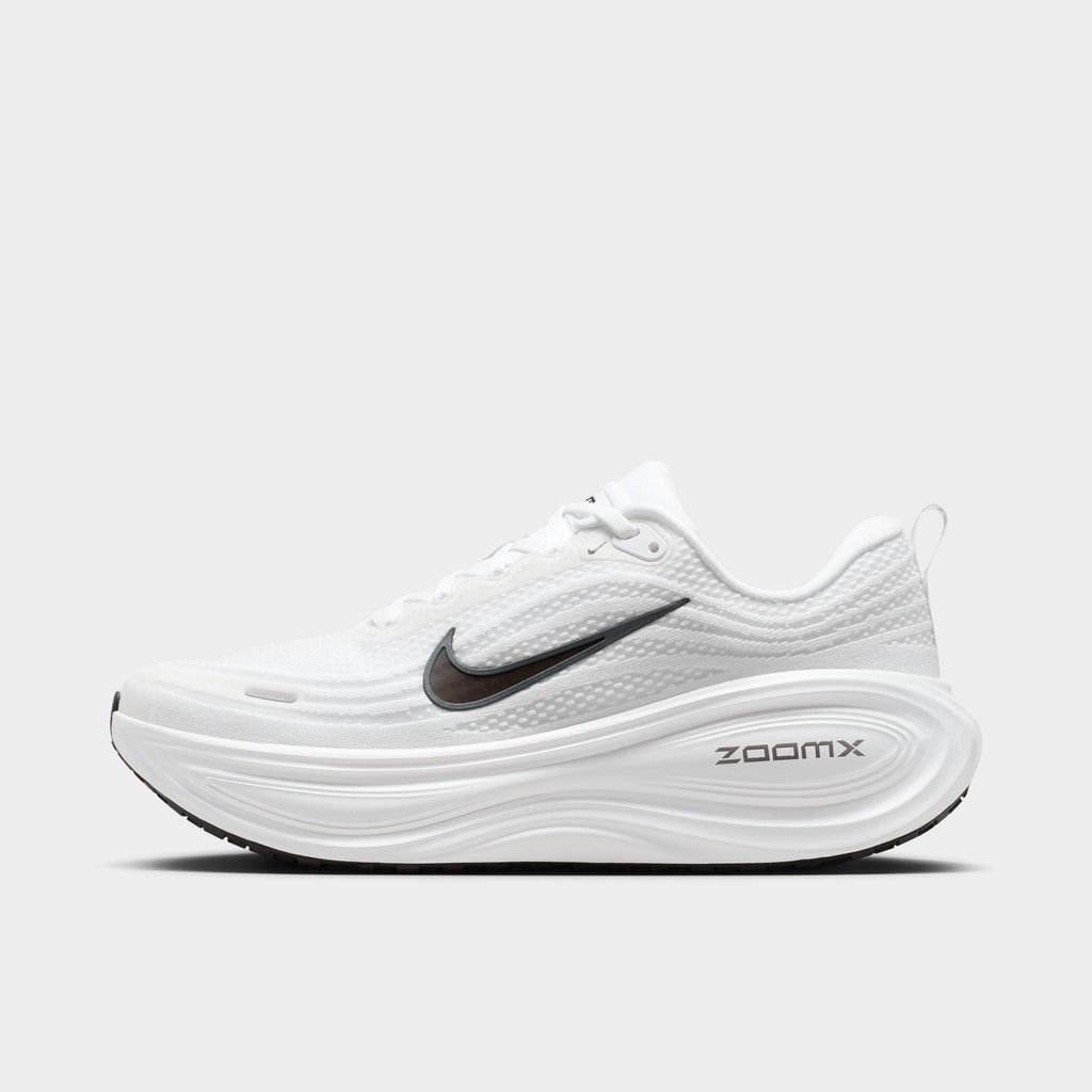 Men's Nike Vomero Plus Running Shoes - White/Dark Smoke Grey/Metallic Dark Grey/Black