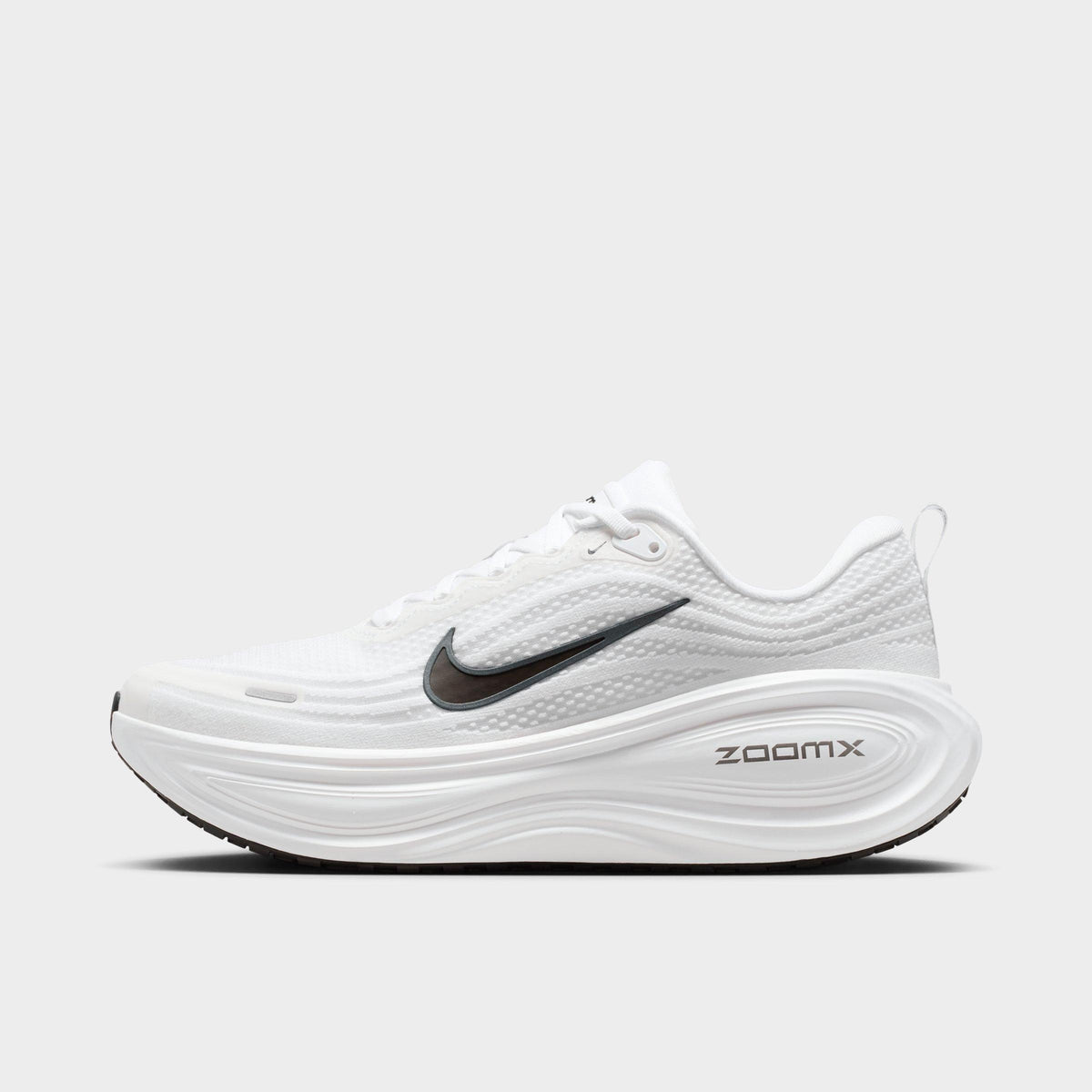 Men's Nike Vomero Plus Running Shoes - White/Dark Smoke Grey/Metallic Dark Grey/Black