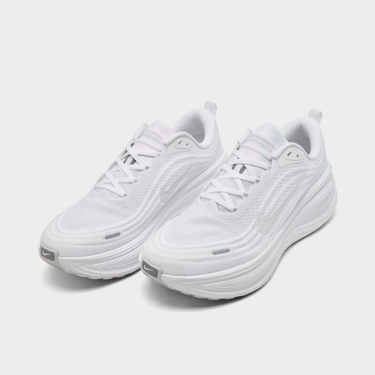 Men's Nike Vomero Plus Running Shoes - White/Photon Dust/Metallic Silver/Summit White - view 2