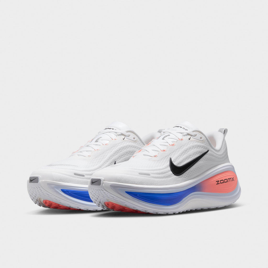 Men's Nike Vomero Plus Running Shoes - White/Atomic Pink/Racer Blue/Black - view 2