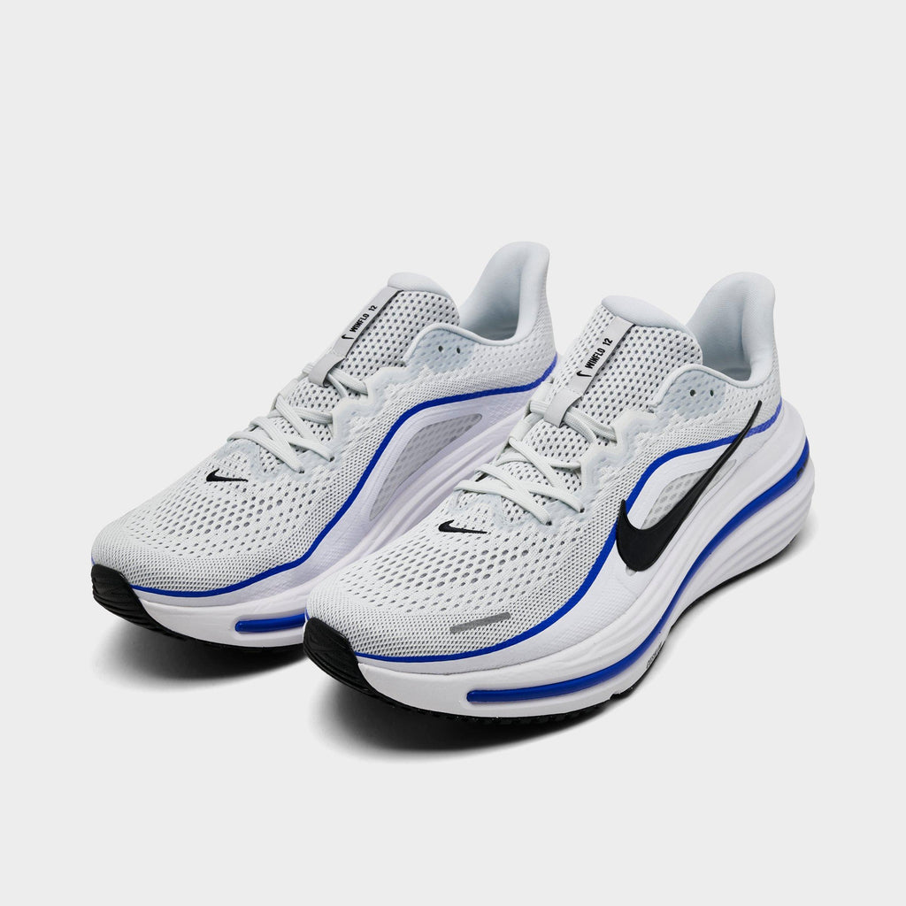 Men's Nike Air Winflo 12 Road Running Shoes - Off White/Black/White/Wolf Grey - view 2