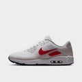 Men's Nike Air Max 90 Golf Shoes - White/Photon Dust/Midnight Navy/Fire Red