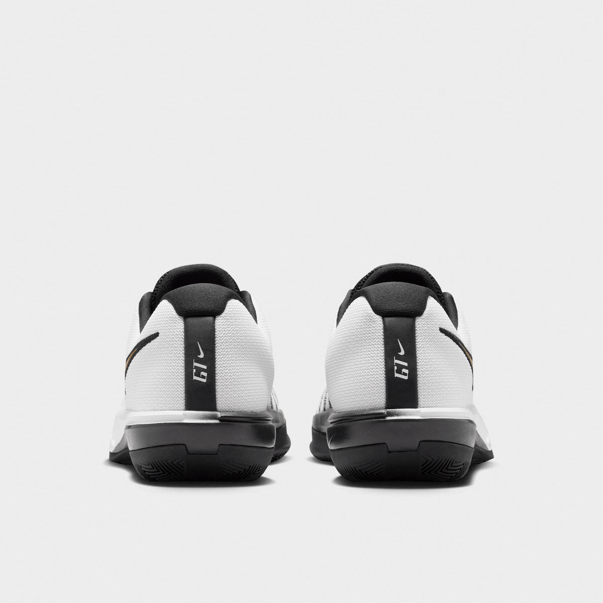 Men's Nike G.T. Cut Academy 2 Basketball Shoes - White/Black/Metallic Gold - view 4