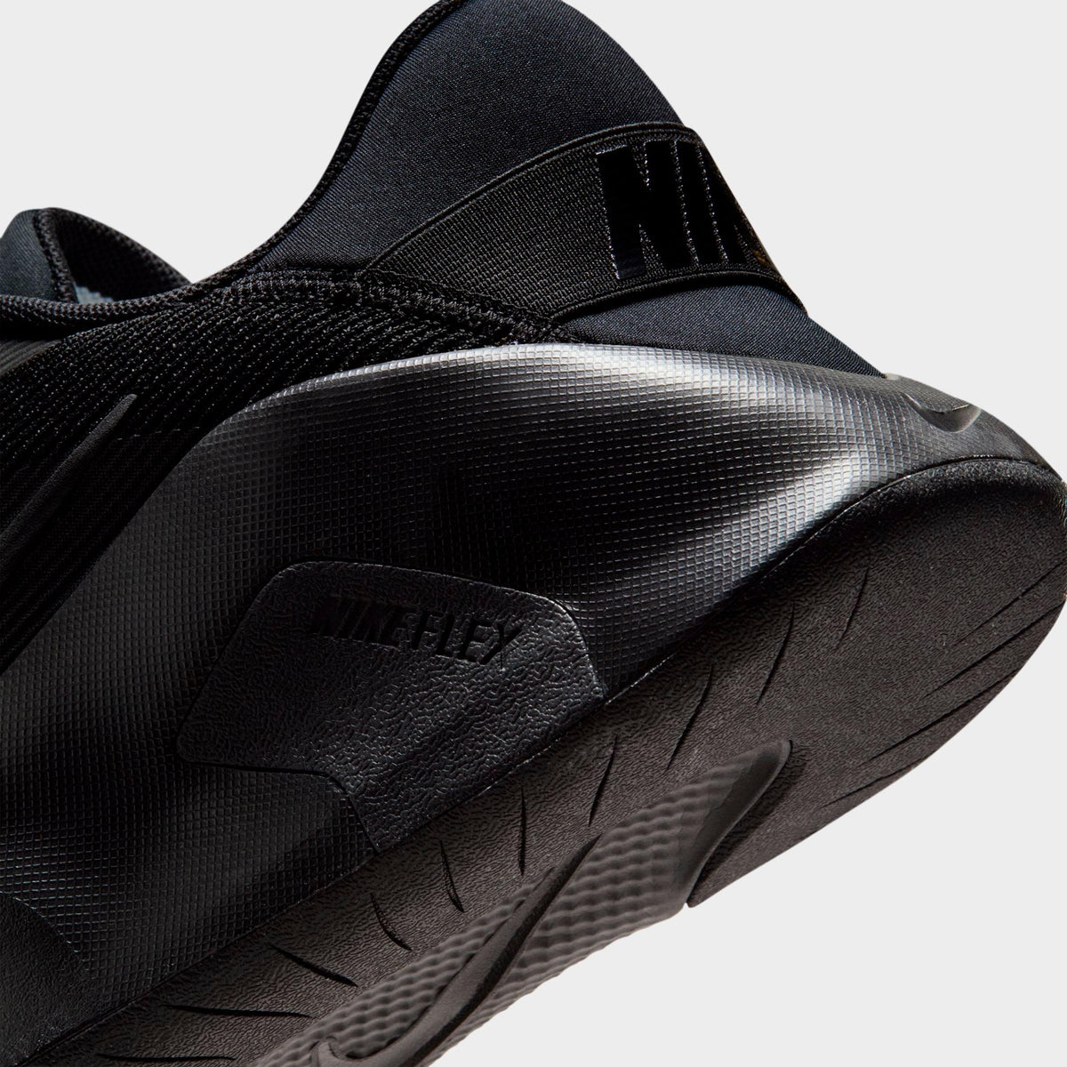 Men's Nike Flex Train Training Shoes - Black/Black - view 3