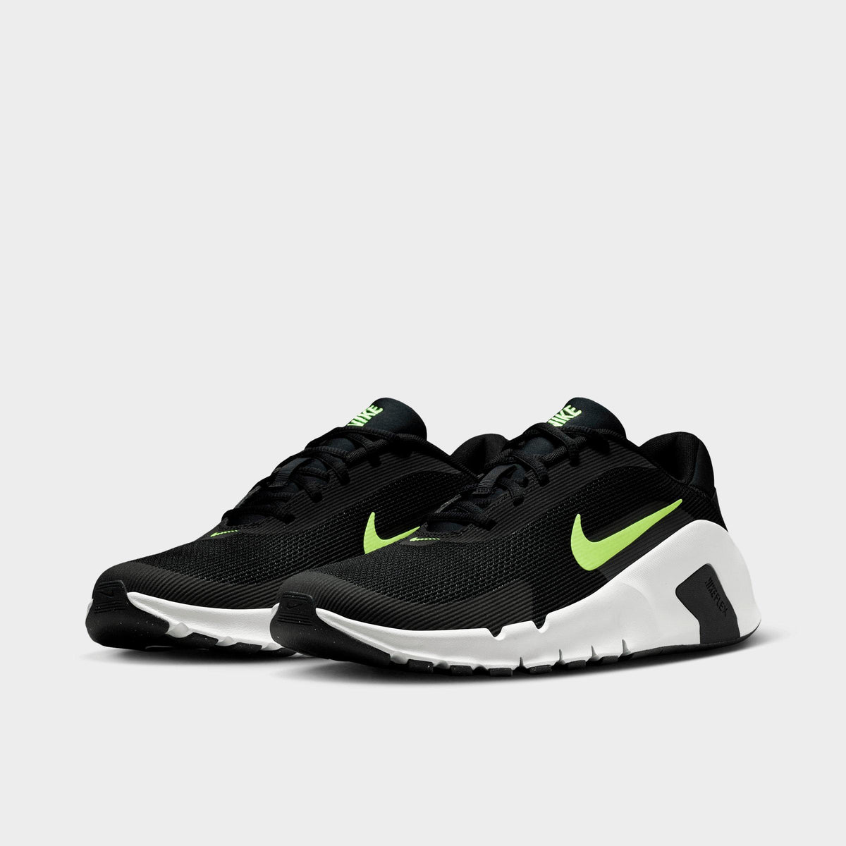 Men's Nike Flex Train Training Shoes - Black/Dark Smoke Grey/Summit White/Volt Ice - view 2