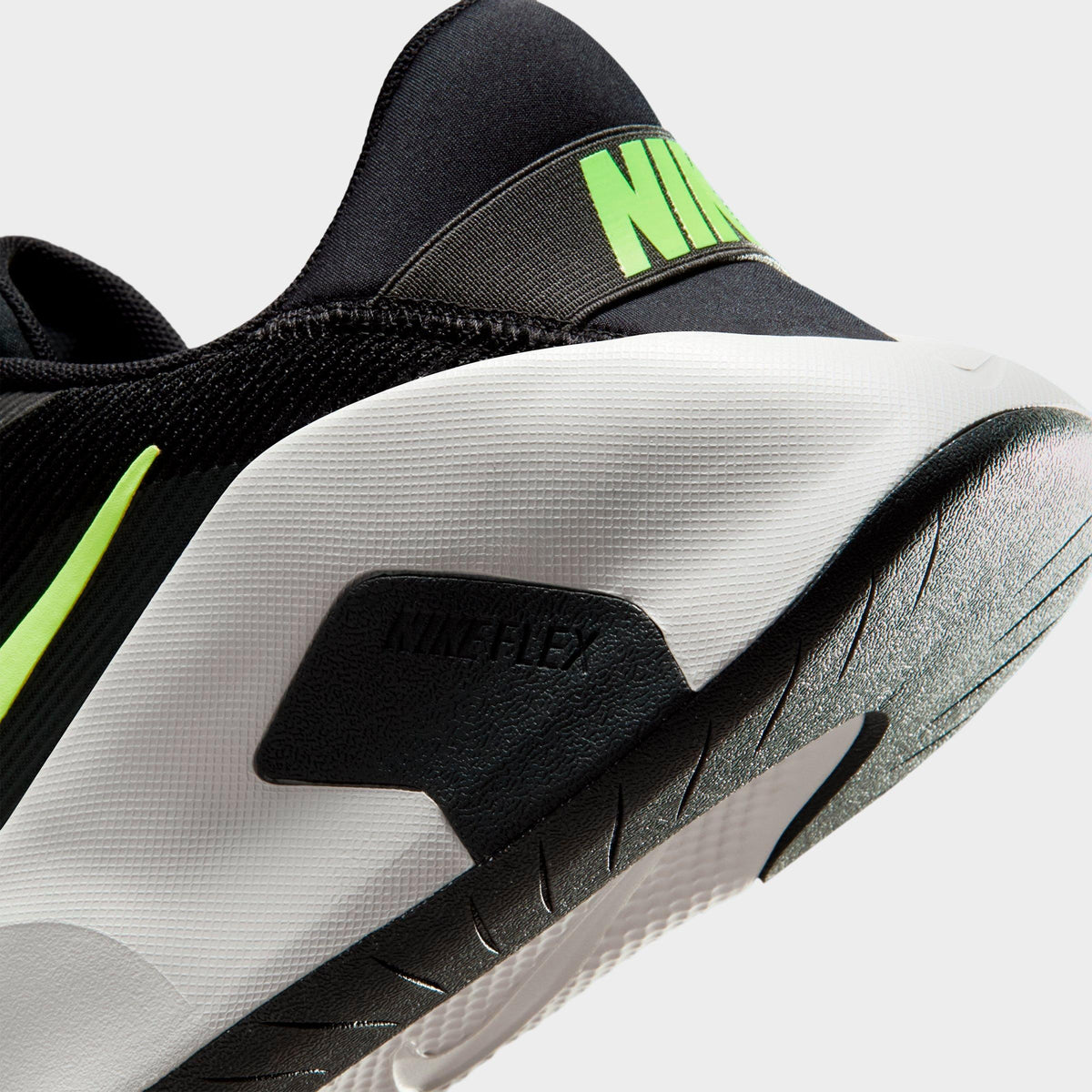 Men's Nike Flex Train Training Shoes - Black/Dark Smoke Grey/Summit White/Volt Ice - view 3