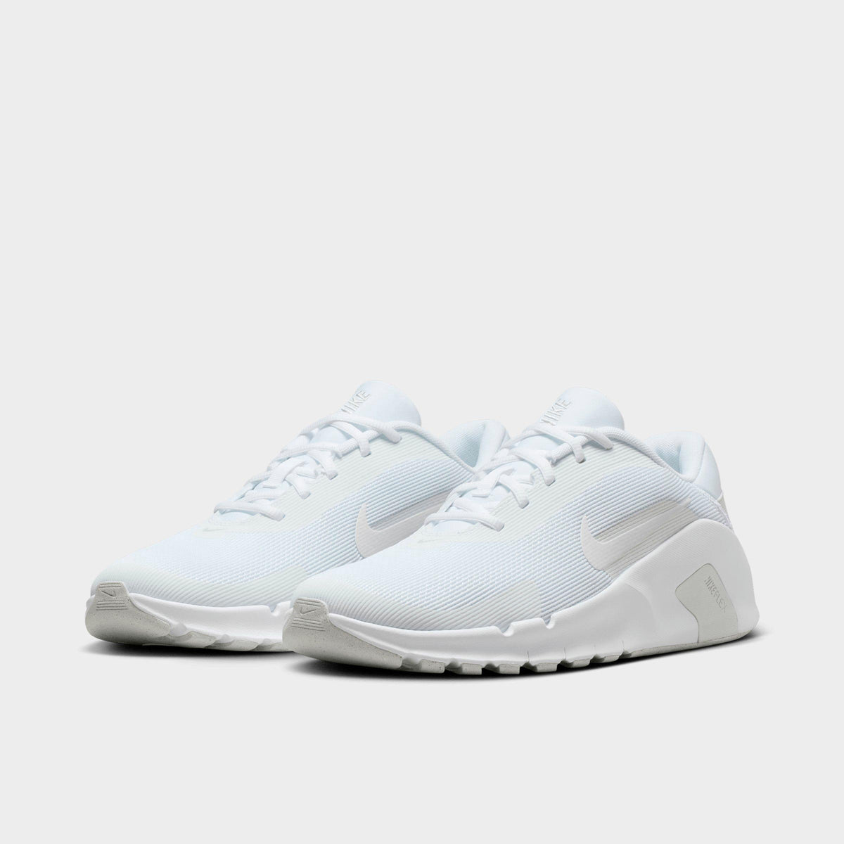 Men's Nike Flex Train Training Shoes - White/Photon Dust/White - view 2