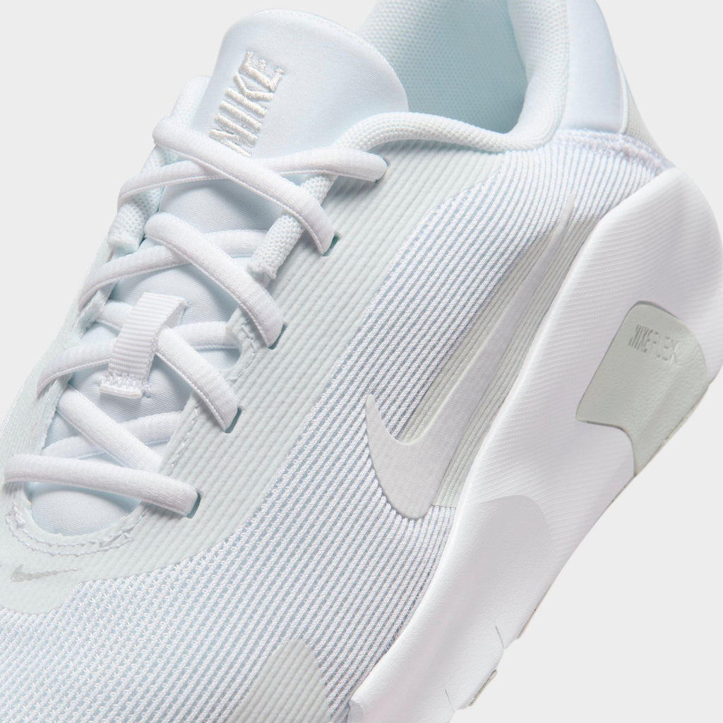 Men's Nike Flex Train Training Shoes - White/Photon Dust/White - view 3