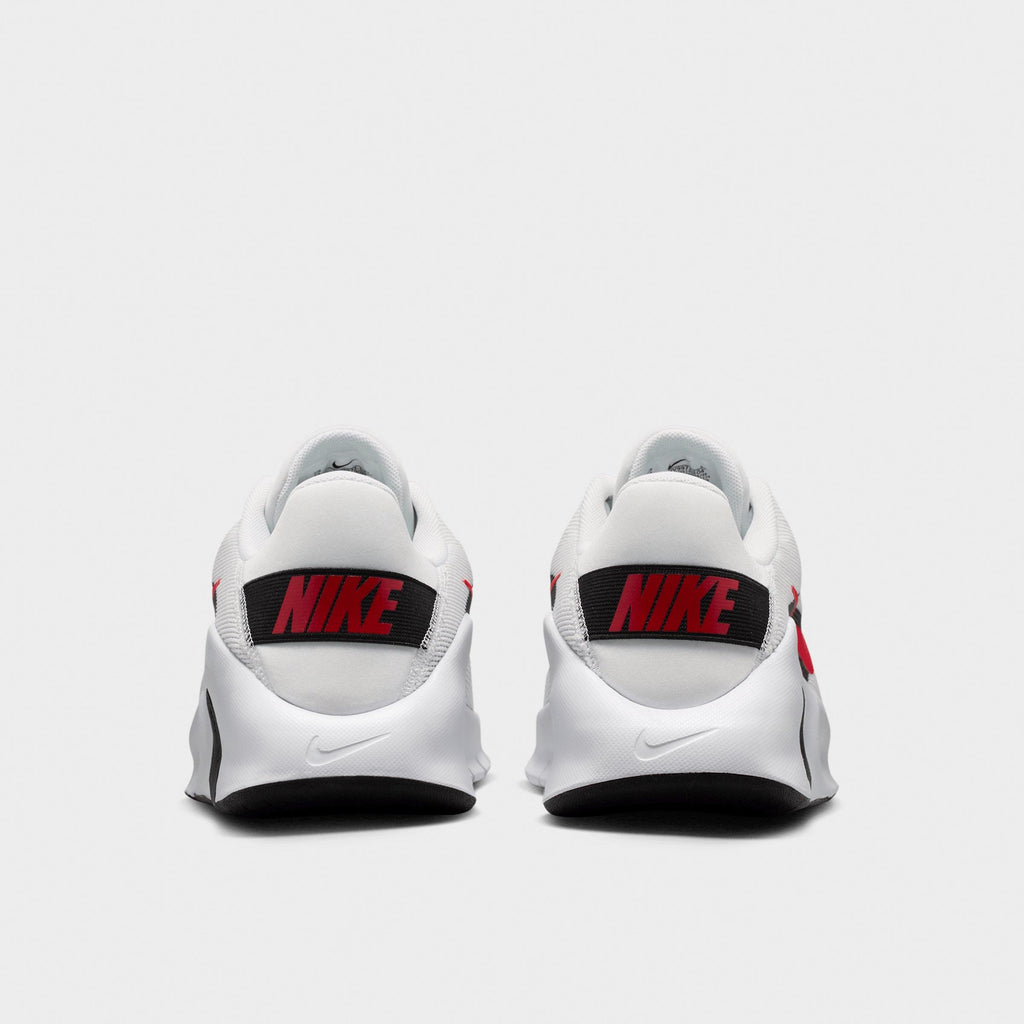 Men's Nike Flex Train Training Shoes - Off White/White/Black/University Red - view 4