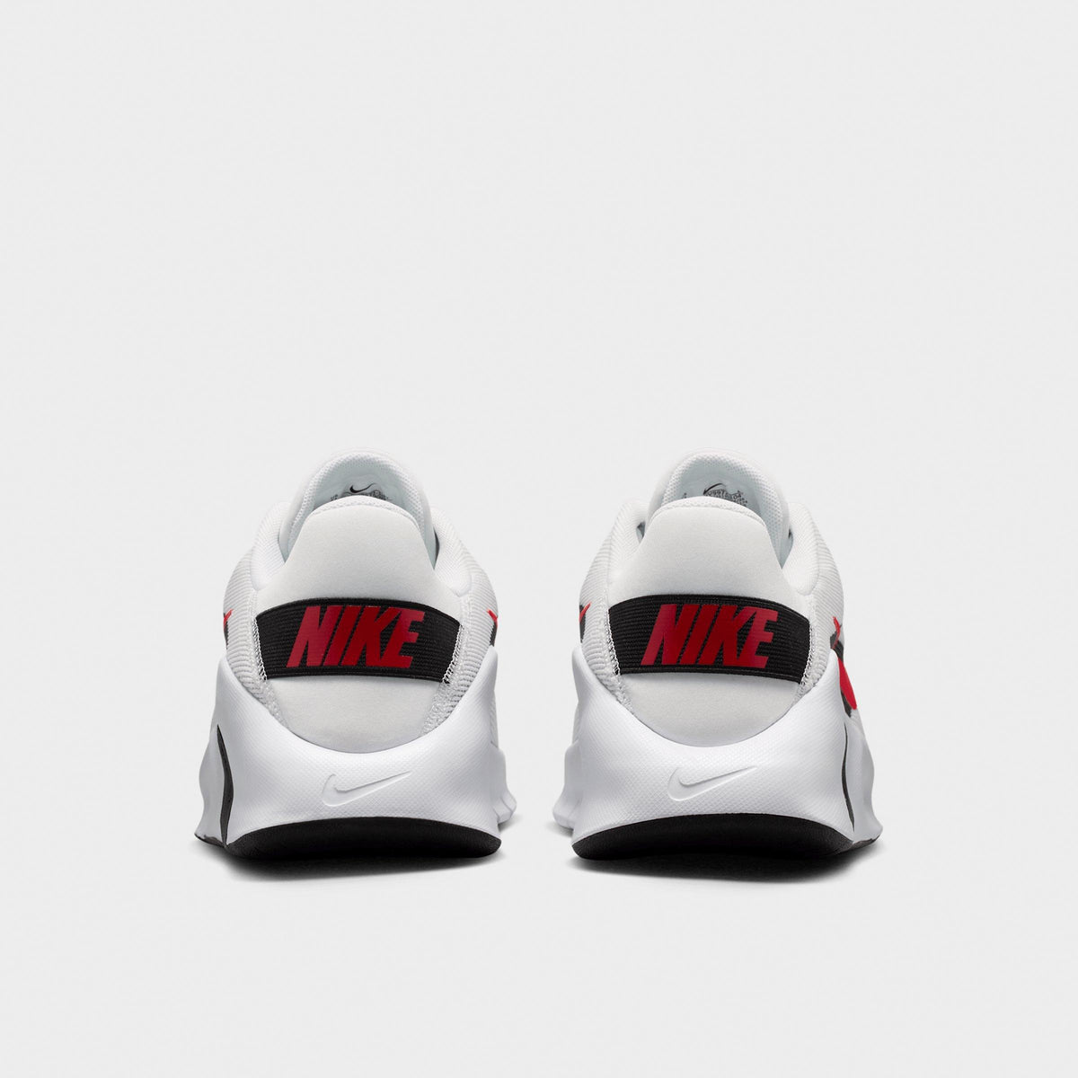 Men's Nike Flex Train Training Shoes - Off White/White/Black/University Red - view 4
