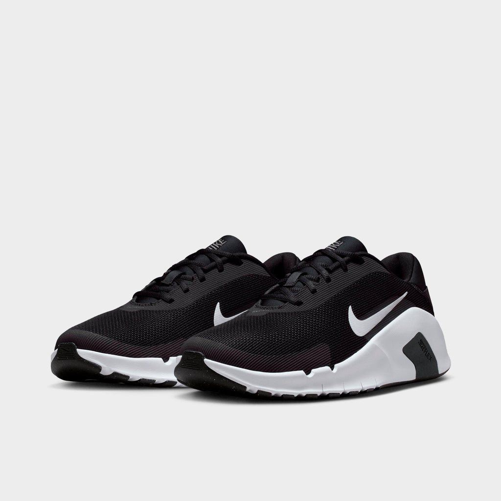 Men's Nike Flex Train Training Shoes (Extra Wide Width) - Black/Anthracite/White - view 2