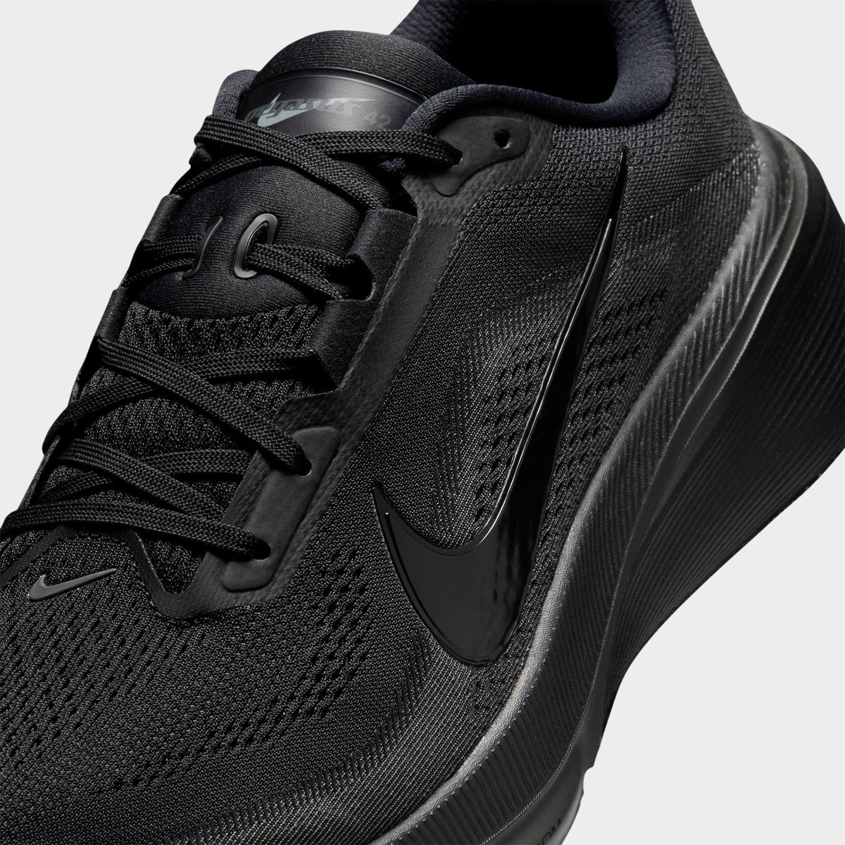 Men's Nike Pegasus 42 Running Shoes - Black/Anthracite/Black - view 3