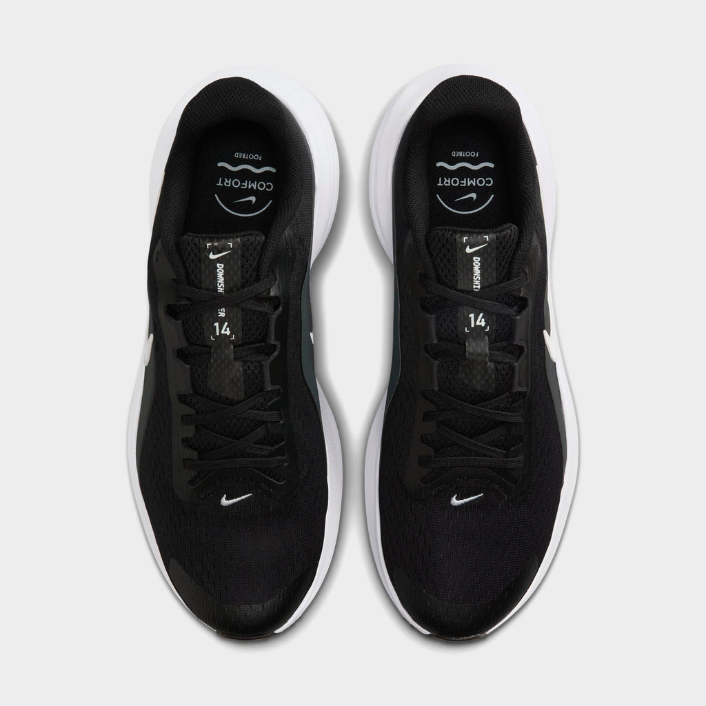 Men's Nike Downshifter 14 Running Shoes - Black/Anthracite/Wolf Grey/White - view 5