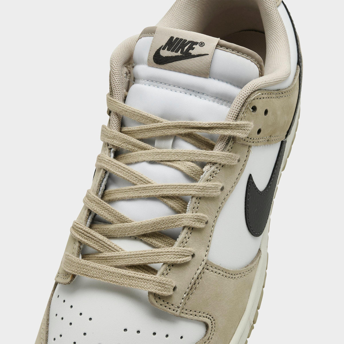 Men's Nike Dunk Low Retro Casual Shoes - Desert Khaki/Medium Ash/Summit White - view 3