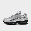Men's Nike Air Max 95 Big Bubble Total 90 Casual Shoes - Metallic Silver/Black/Black