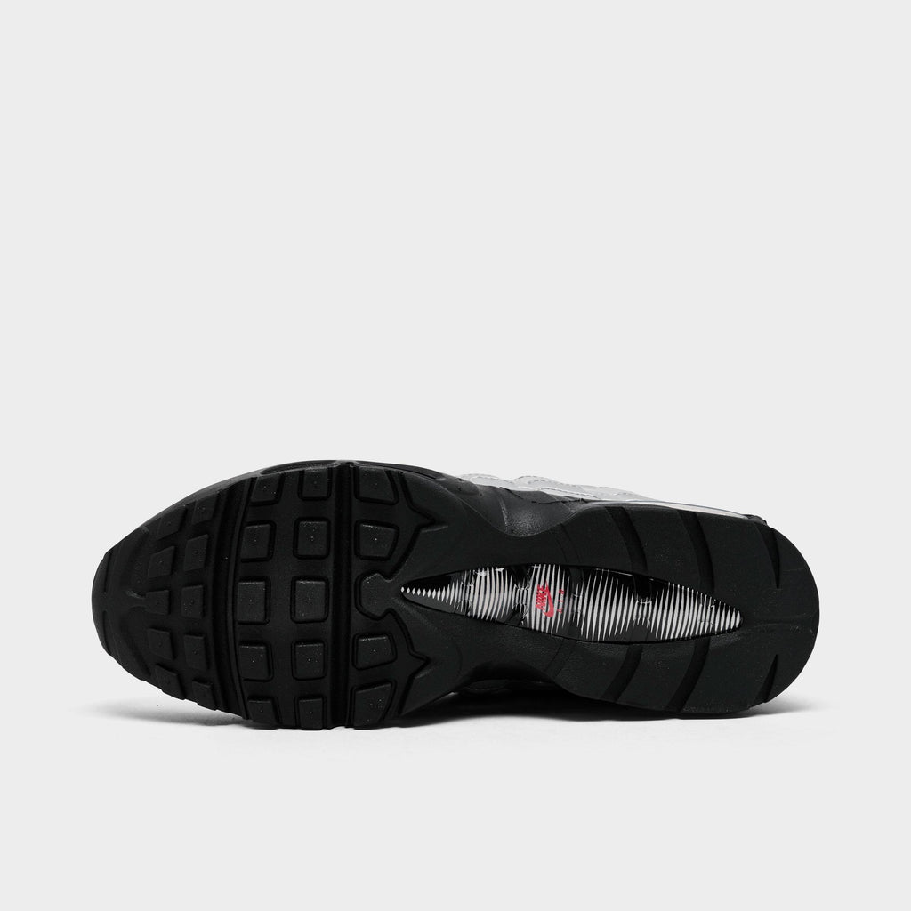 Men's Nike Air Max 95 Big Bubble Total 90 Casual Shoes - Metallic Silver/Black/Black - view 6