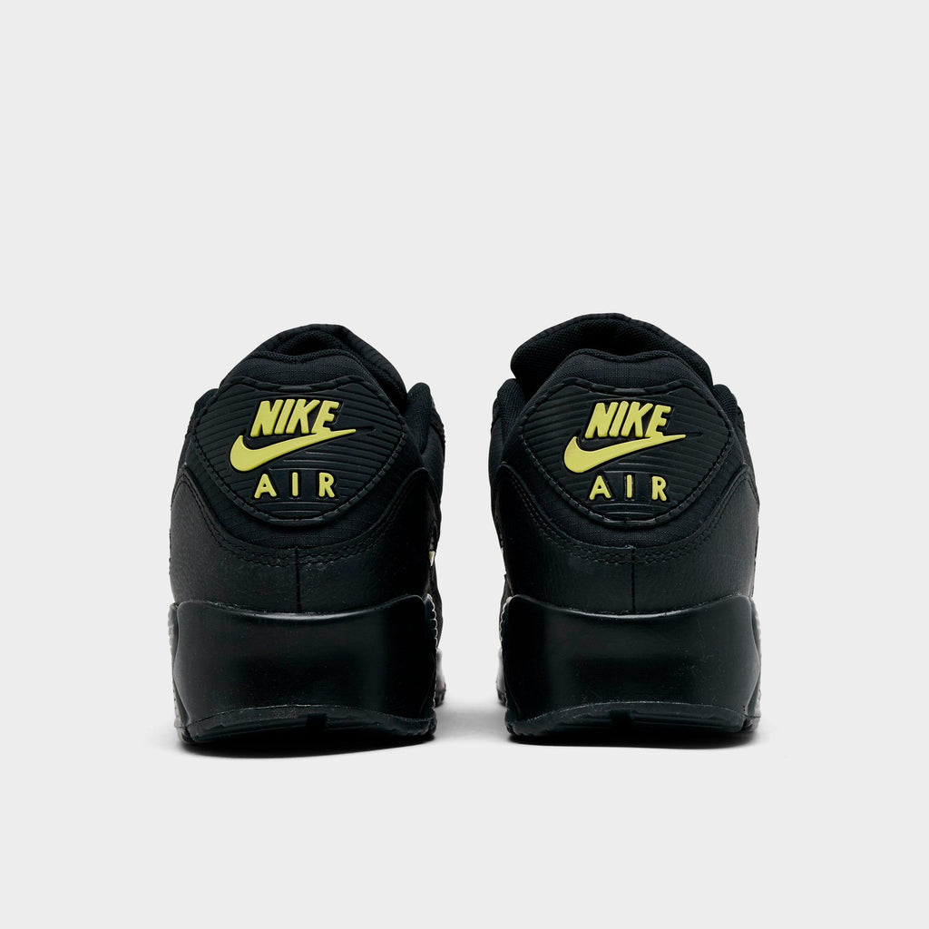 Men's Nike Air Max 90 Casual Shoes - Black/Buff Gold/Anthracite - view 4