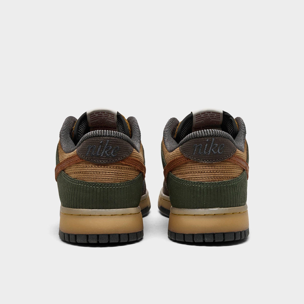 Nike Dunk Low Retro Premium SE Corduroy Casual Shoes (Men's Sizing) - Light British Tan/Cargo Khaki/Baroque Brown/Cinnamon - view 4