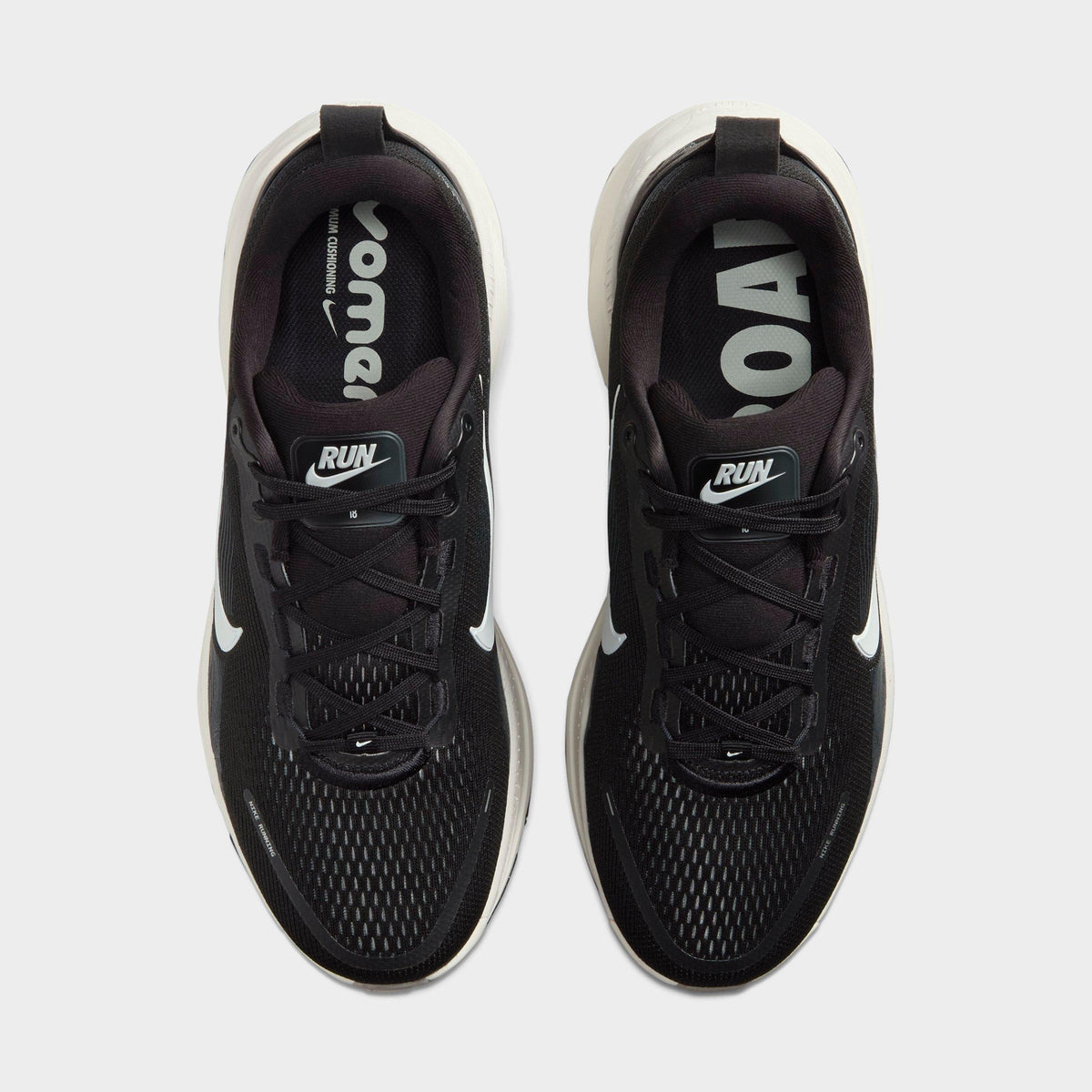 Men's Nike Vomero 18 Running Shoes (Extra Wide Width) - Black/Coconut Milk/Light Iron Ore/Summit White - view 5