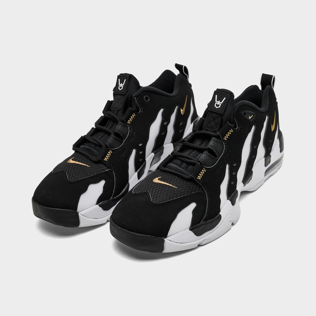Men's Nike Air DT Max '96 Low Casual Shoes - Black/White/Metallic Gold - view 2