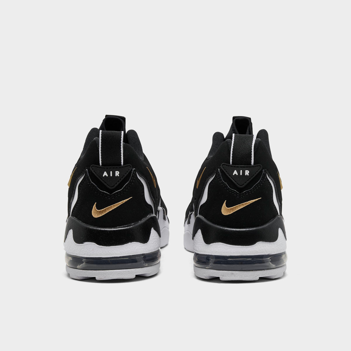 Men's Nike Air DT Max '96 Low Casual Shoes - Black/White/Metallic Gold - view 4