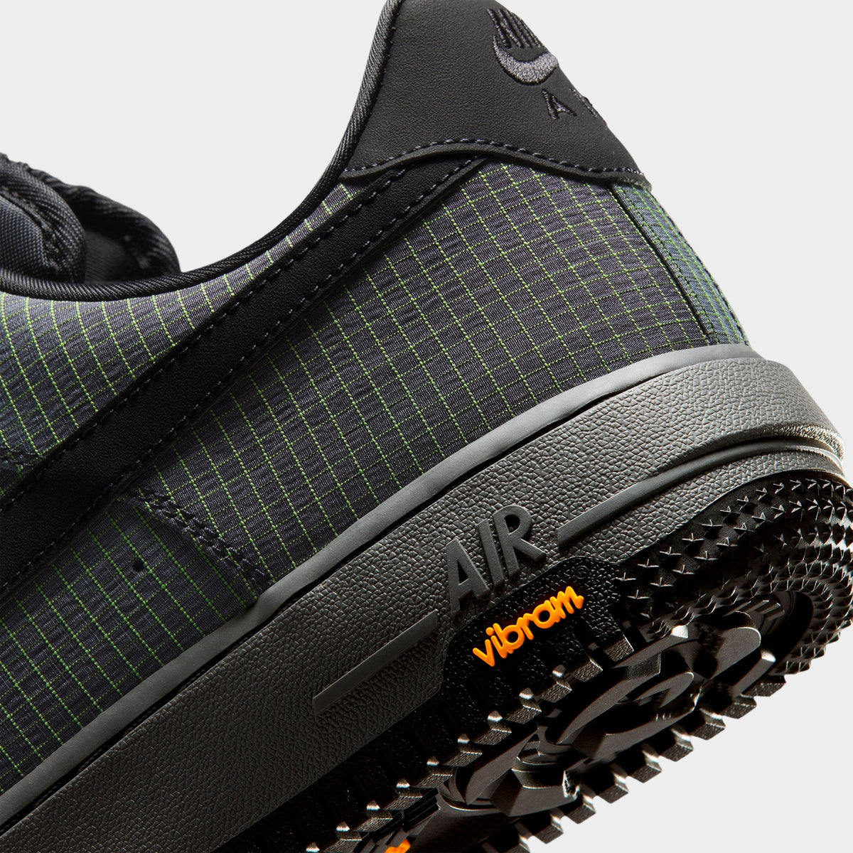 Men's Nike Air Force 1 '07 LX Vibram Casual Shoes - Pencil Point/Off Noir/Speed Yellow/Black - view 3