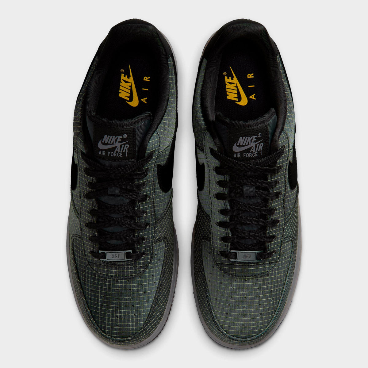Men's Nike Air Force 1 '07 LX Vibram Casual Shoes - Pencil Point/Off Noir/Speed Yellow/Black - view 5