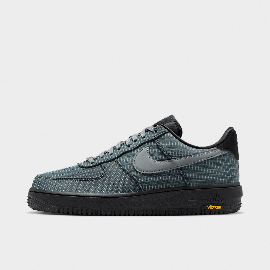 Men's Nike Air Force 1 '07 LX Vibram Casual Shoes - Black/Light Lemon Twist/Speed Yellow/Smoke Grey