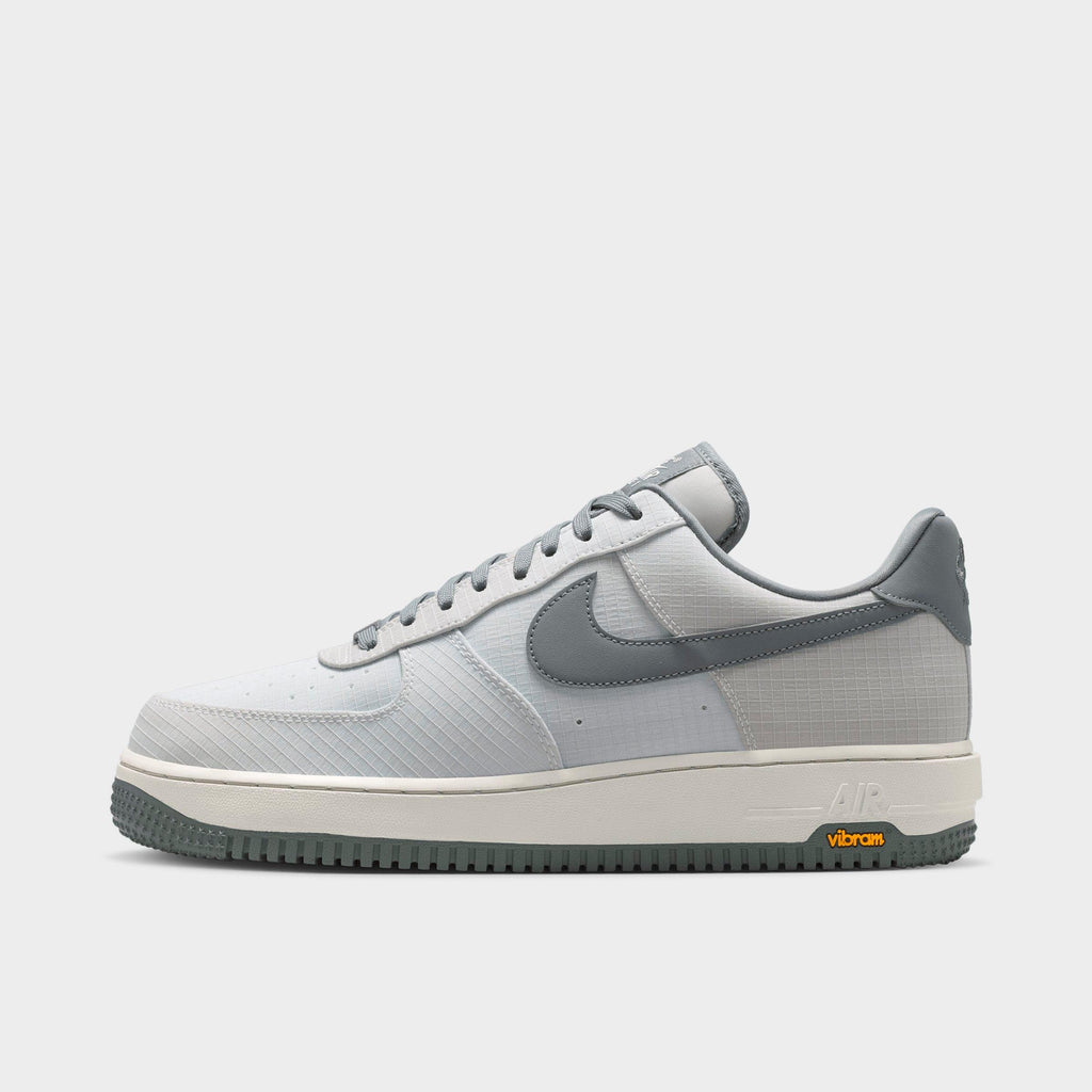 Men's Nike Air Force 1 '07 LX Vibram Casual Shoes - Summit White/Light Bone/Speed Yellow/Smoke Grey