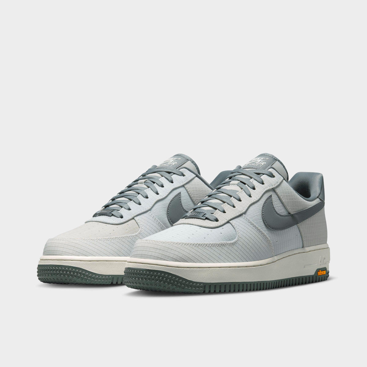 Men's Nike Air Force 1 '07 LX Vibram Casual Shoes - Summit White/Light Bone/Speed Yellow/Smoke Grey - view 2