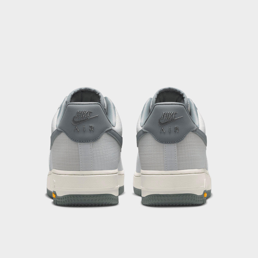 Men's Nike Air Force 1 '07 LX Vibram Casual Shoes - Summit White/Light Bone/Speed Yellow/Smoke Grey - view 4