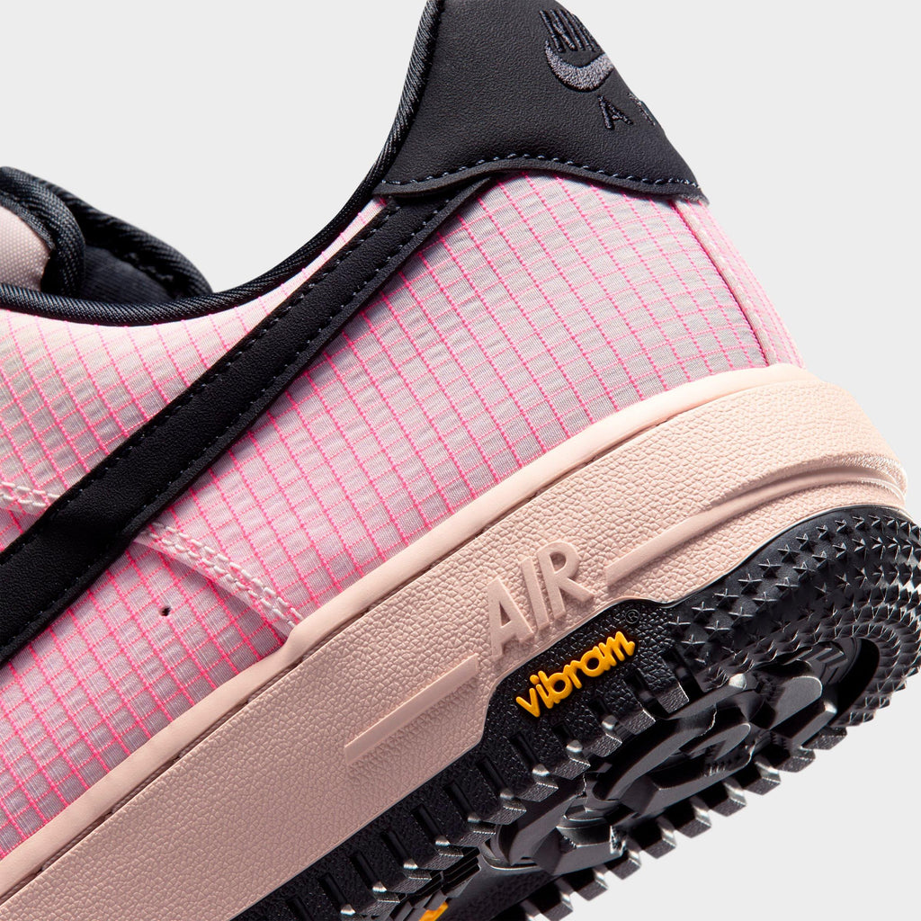 Men's Nike Air Force 1 '07 LX Vibram Casual Shoes - Silt Red/Light Violet Ore/Speed Yellow/Black - view 3