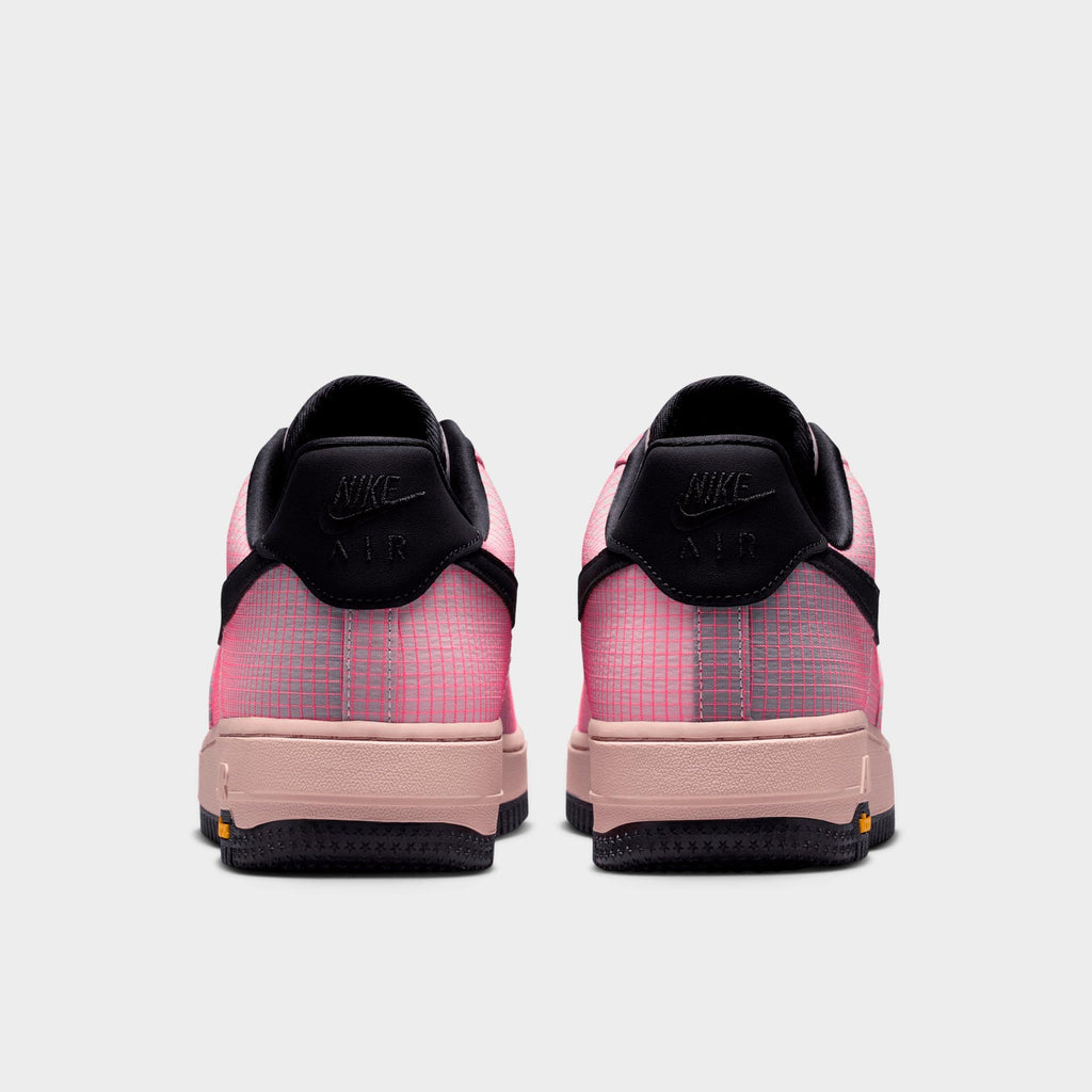 Men's Nike Air Force 1 '07 LX Vibram Casual Shoes - Silt Red/Light Violet Ore/Speed Yellow/Black - view 4
