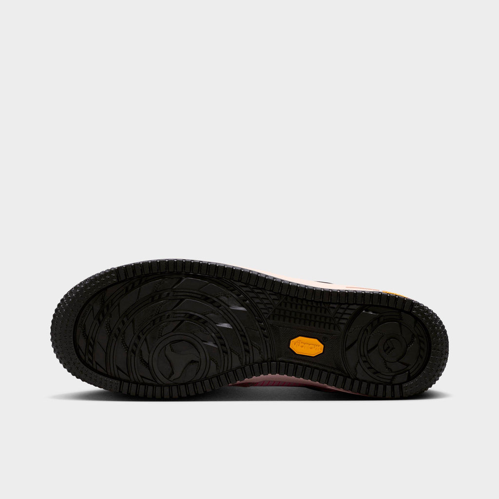 Men's Nike Air Force 1 '07 LX Vibram Casual Shoes - Silt Red/Light Violet Ore/Speed Yellow/Black - view 6