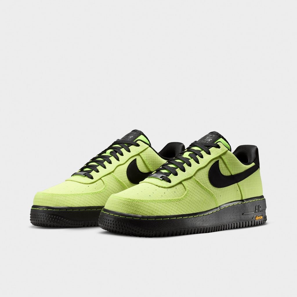 Men's Nike Air Force 1 '07 LX Vibram Casual Shoes - Volt/Black/Speed Yellow/Black - view 2