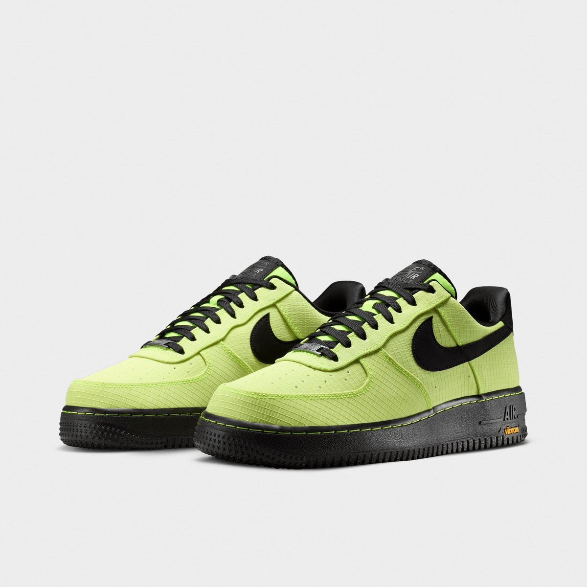 Men's Nike Air Force 1 '07 LX Vibram Casual Shoes - Volt/Black/Speed Yellow/Black - view 2
